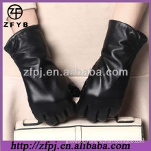 2013 ladies leather gloves fur lined